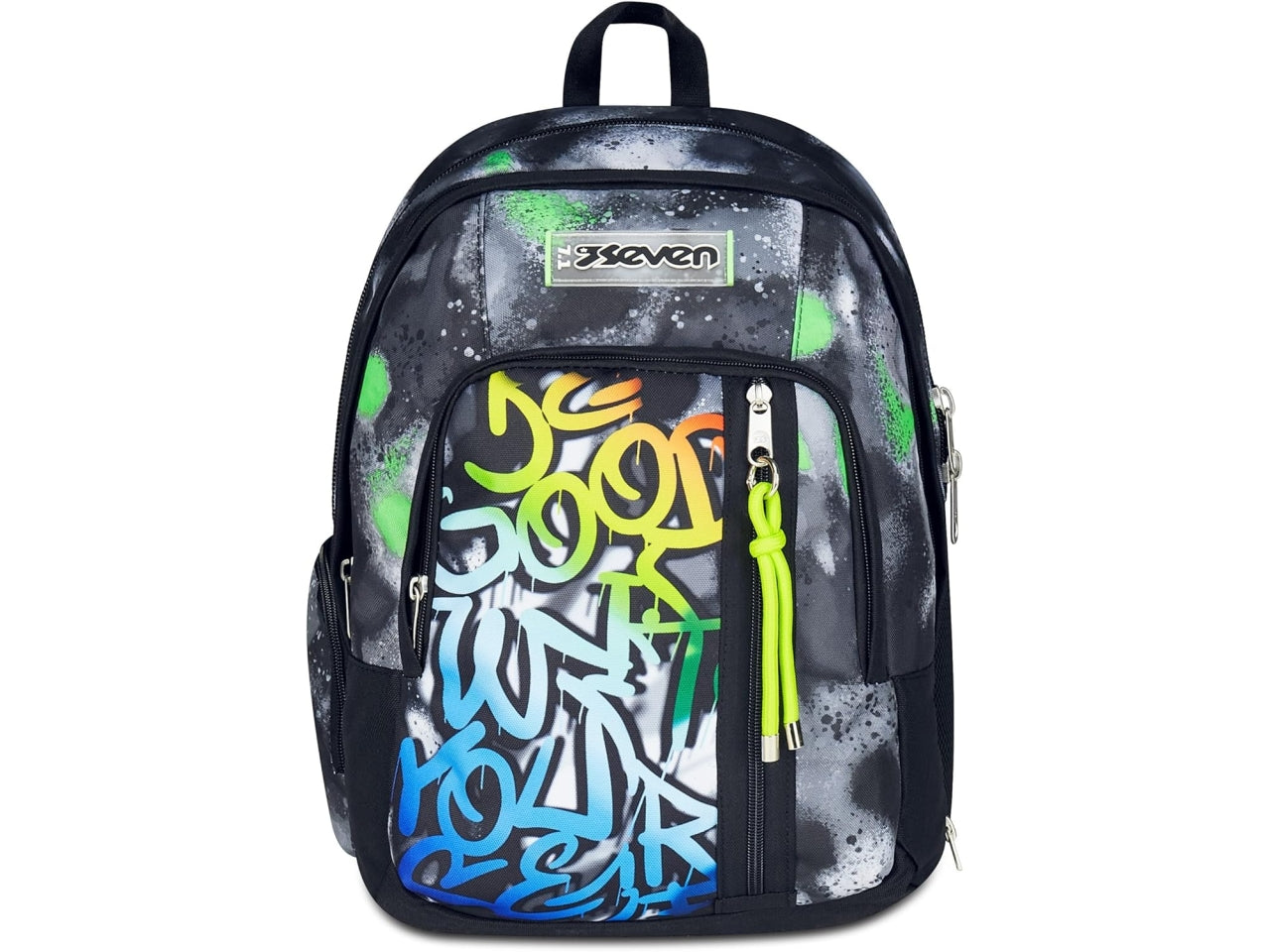 Zaino scuola dual detach sevensprint paint boy
