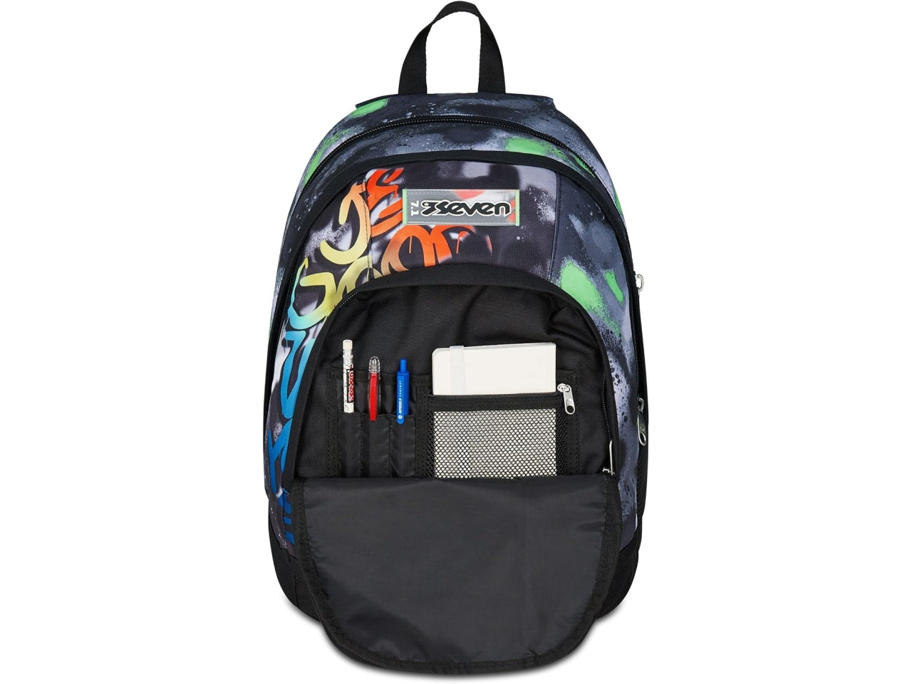 Zaino scuola dual sevensprint paint boy