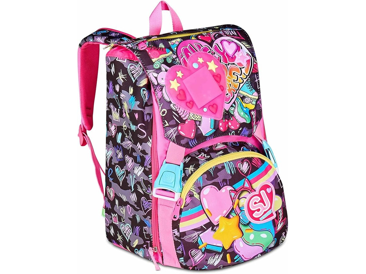 Zaino scuola sj gang sdoppiabile big game-led girl