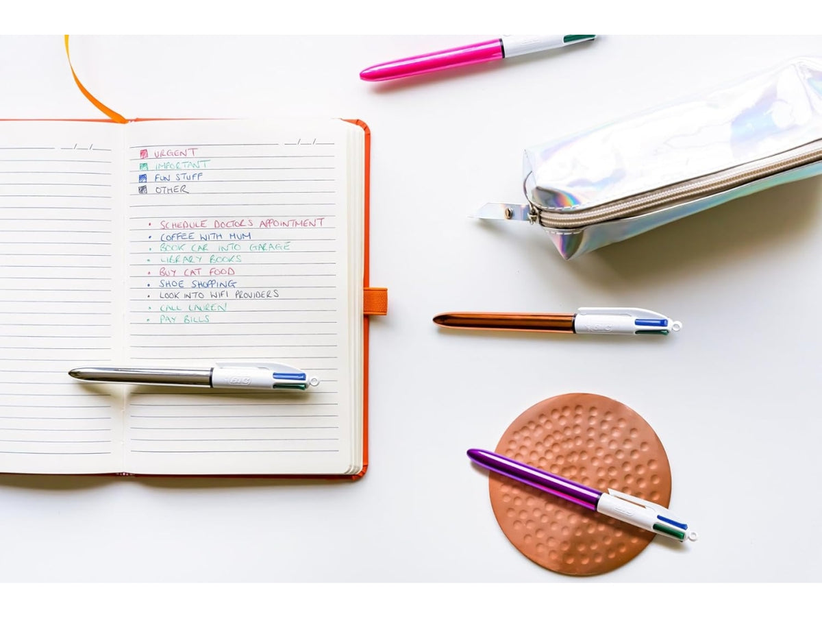 Penna Bic Shine 4 colori