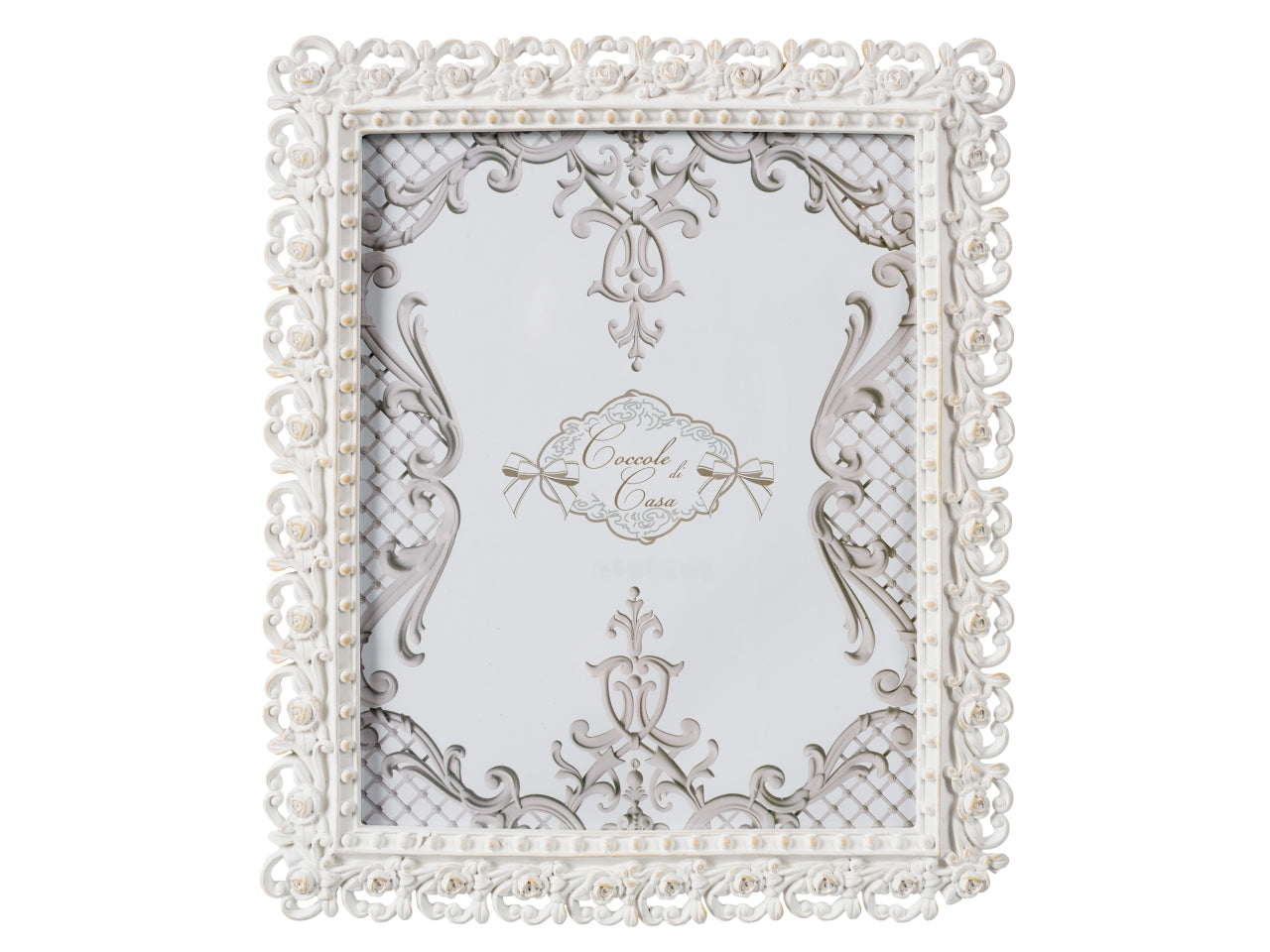 Portafoto dot rose bianco 20x25cm