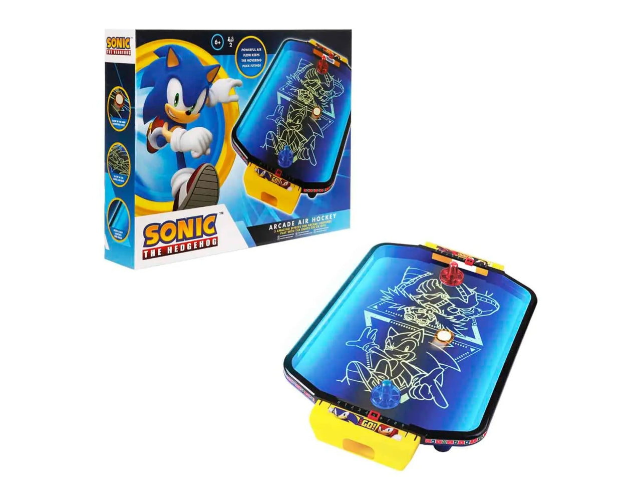 Gioco Sonic arcade air hockey