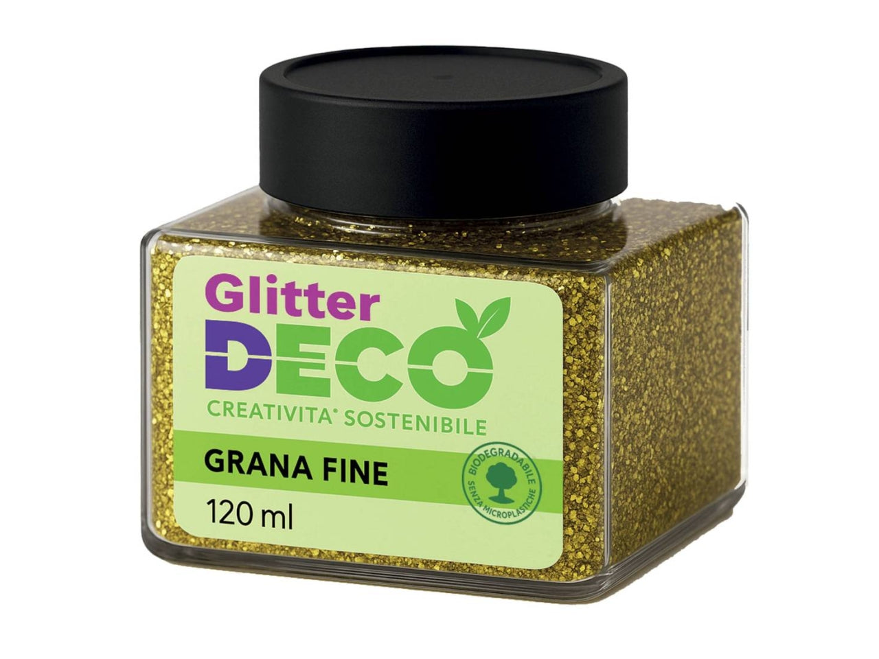 Glitter grana fine 120ml oro