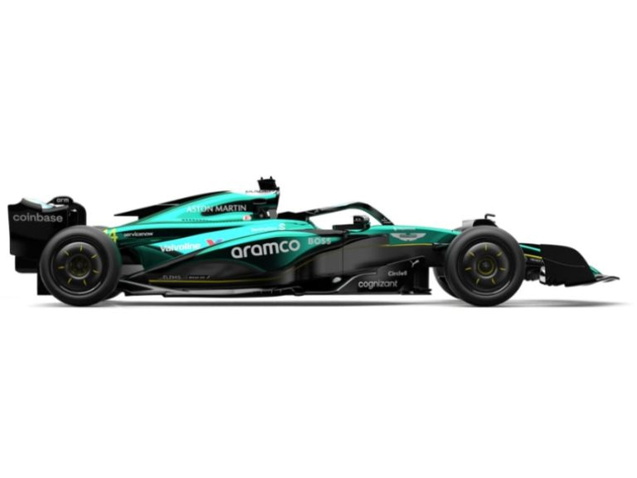 Auto Aston Martin green F1