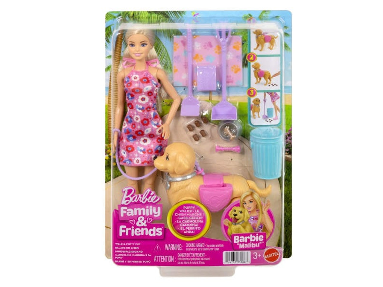 Barbie walk potty mu