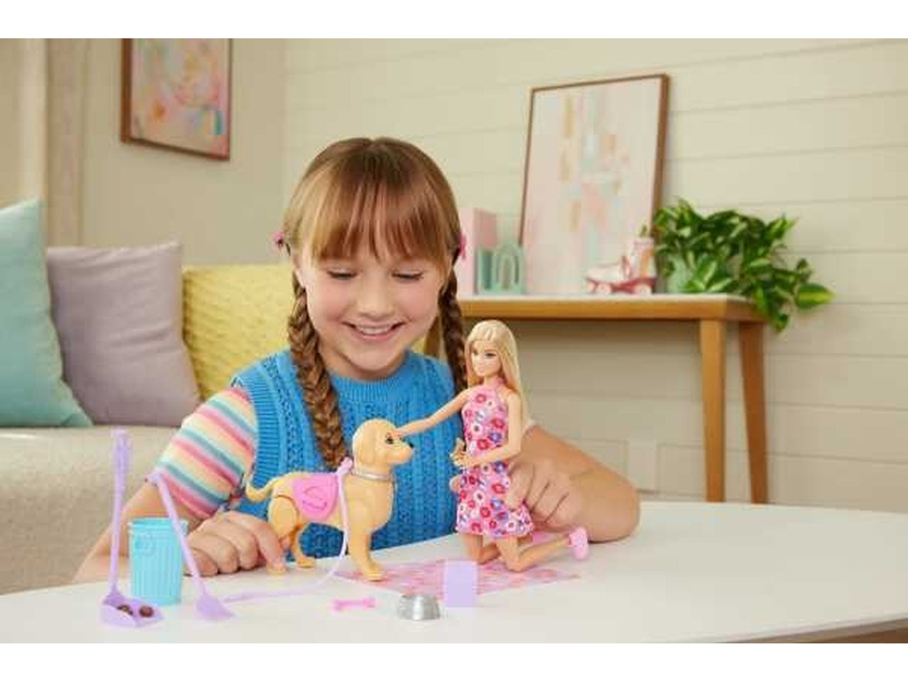 Barbie walk potty mu