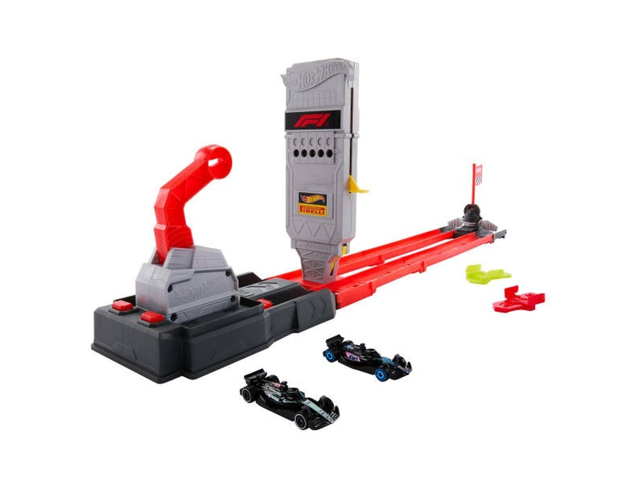Hot Wheels race F1 grid start