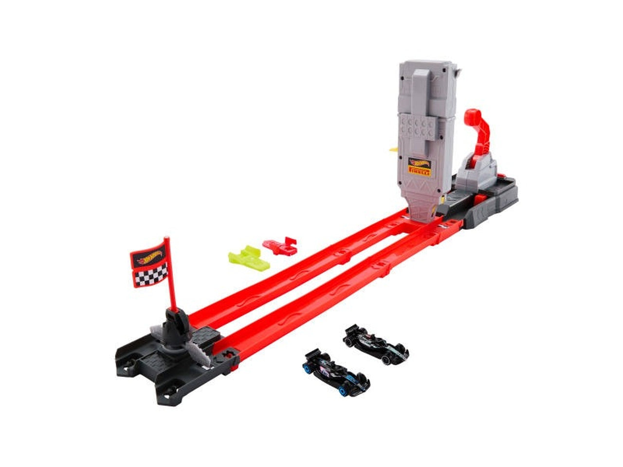 Hot Wheels race F1 grid start