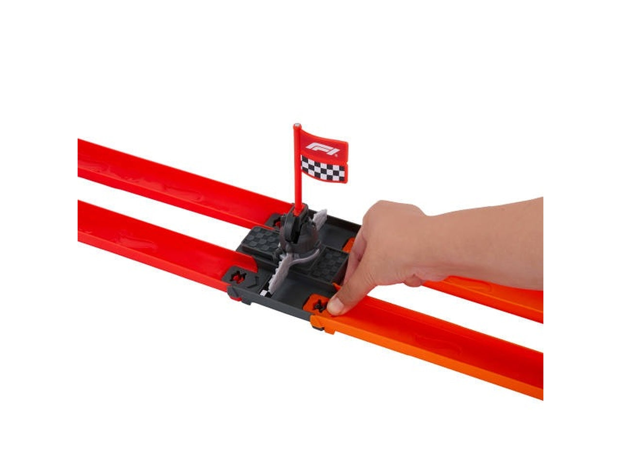 Hot Wheels race F1 grid start