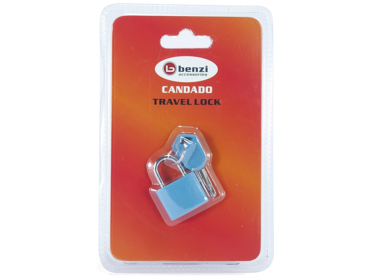 Lucchetto da viaggio con chiave colori assortiti