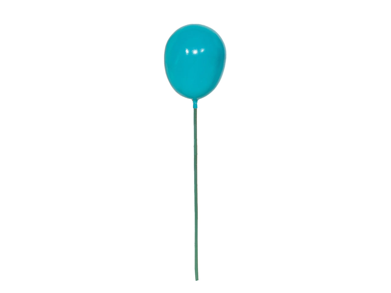 Palloncini d.2,5xh.11cm in confezione da 12 pezzi turchese