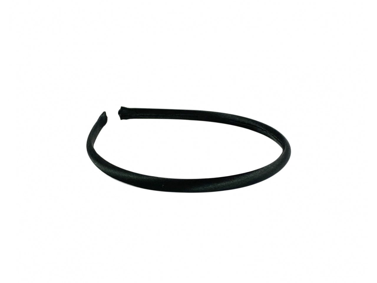 Cerchietto raso nero