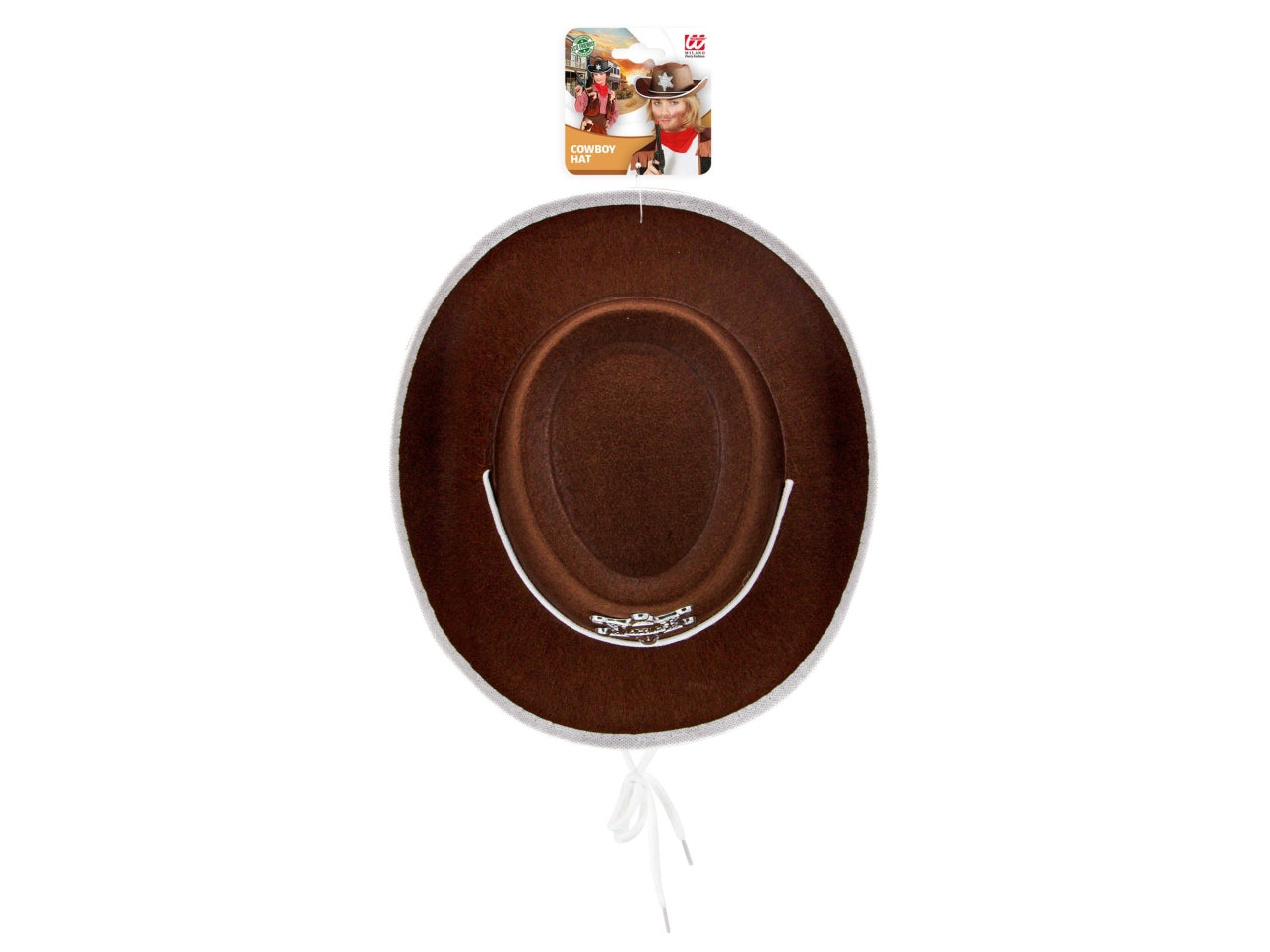 Cappello cowboy feltro marrone