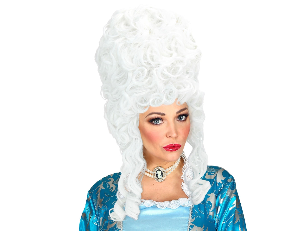 Parrucca marie antoinette bianca