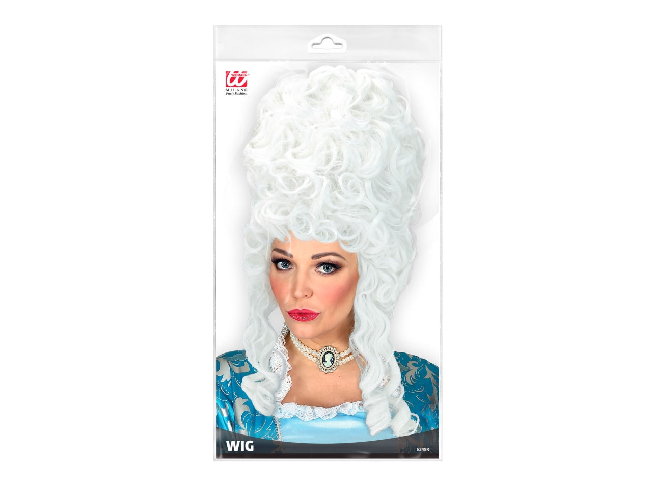 Parrucca marie antoinette bianca