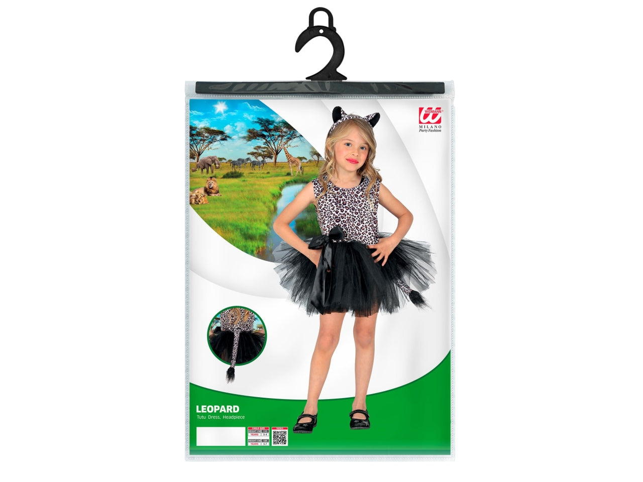 Costume leopardo 128cm 5-7 anni