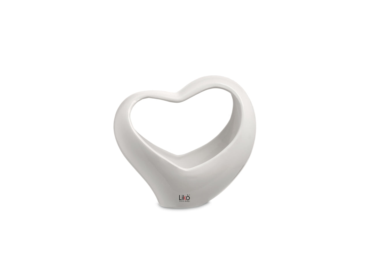 Cupido vaso 16x7,5xh.15cm bianco