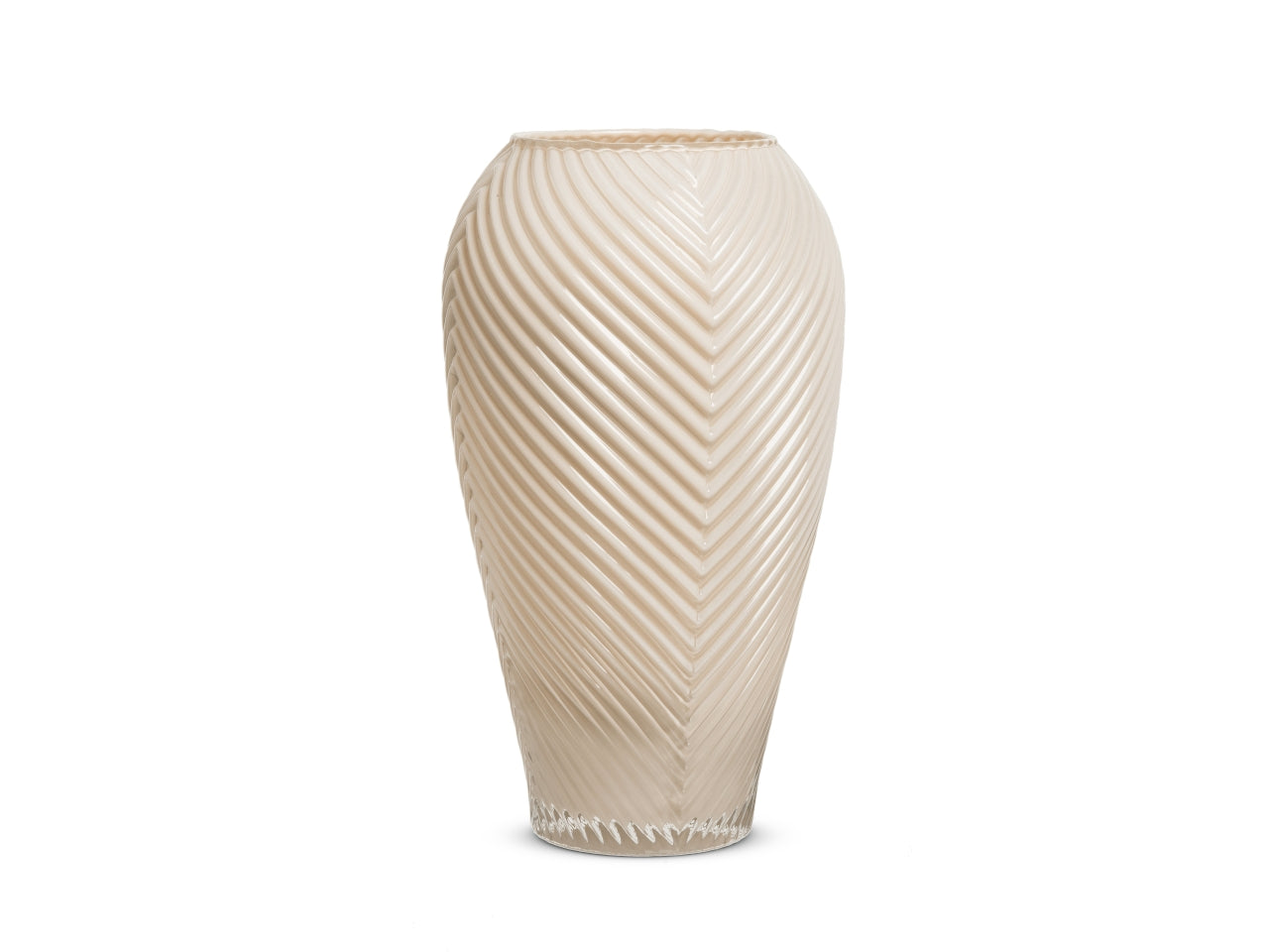 Kamila vaso h.40xd.19cm creta basic