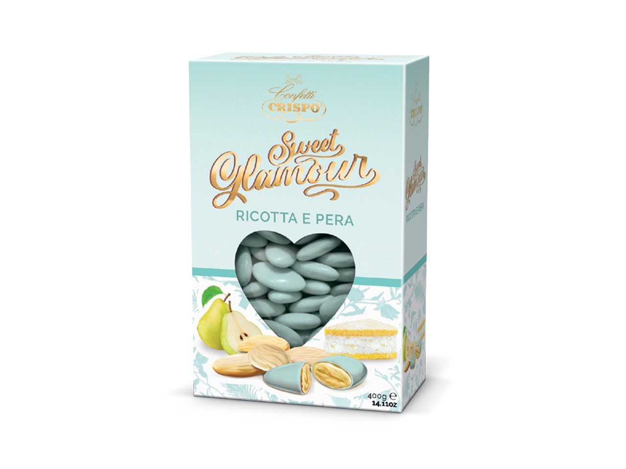 Confetti sweet glamour ricotta e pera 400gr