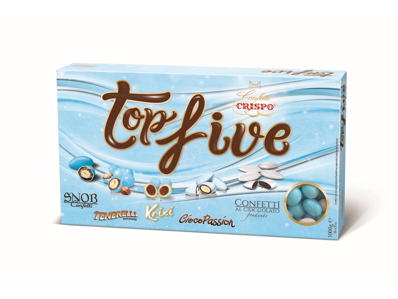 Confetti top five mix selection 1kg celeste