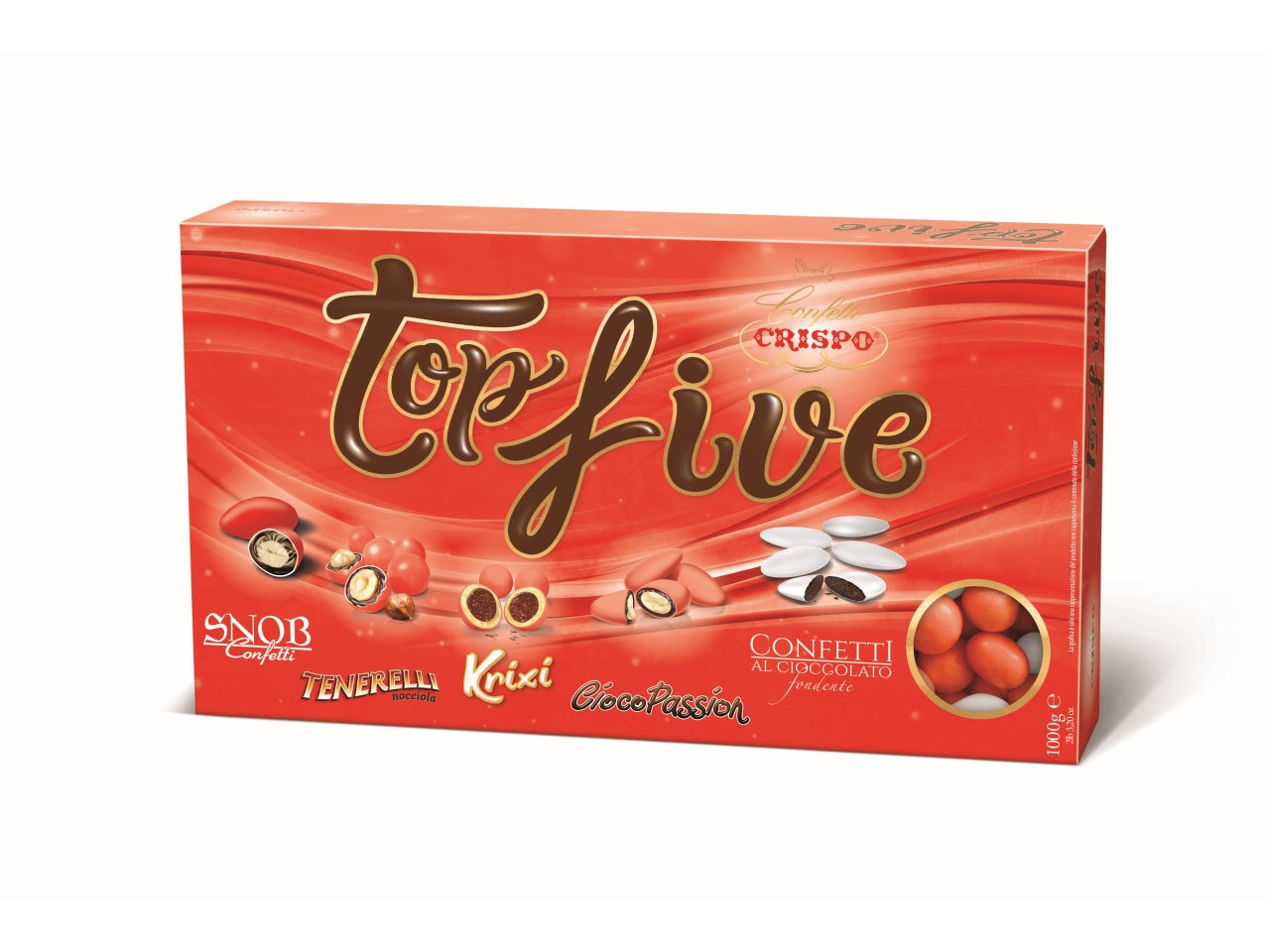 Confetti top five 1kg rosso