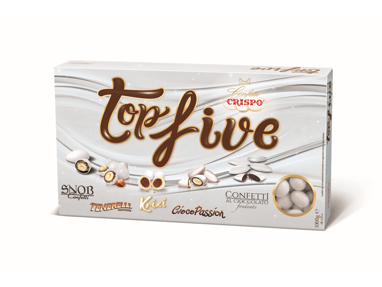 Confetti top five 1kg bianco