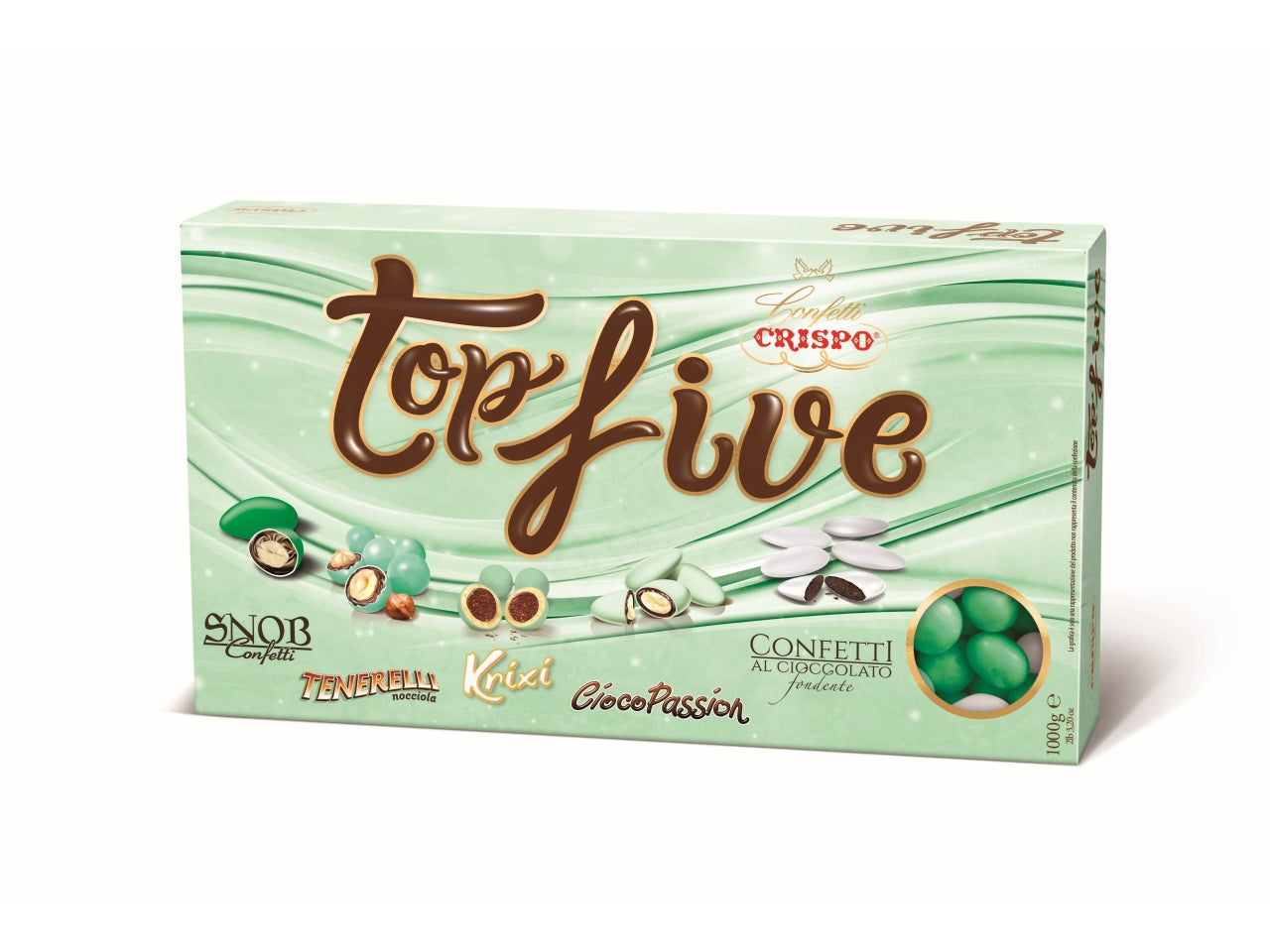 Confetti top five 1kg verde