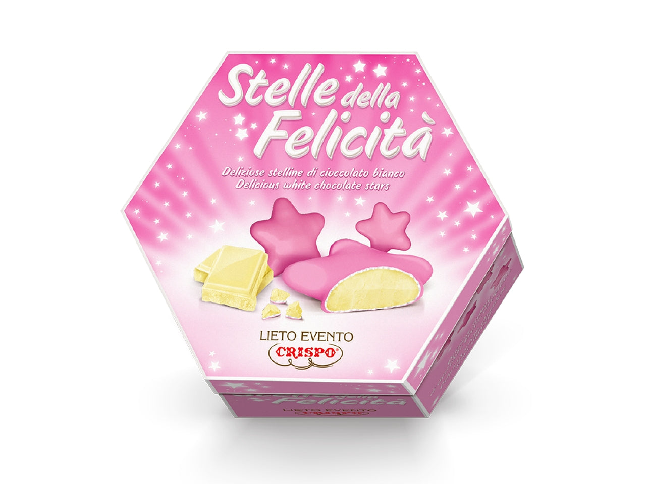 Confetti stella lieto evento 500gr rosa