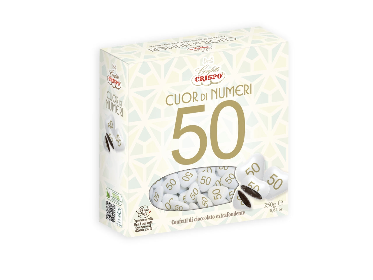 Confetti cuor di numeri 50 250gr