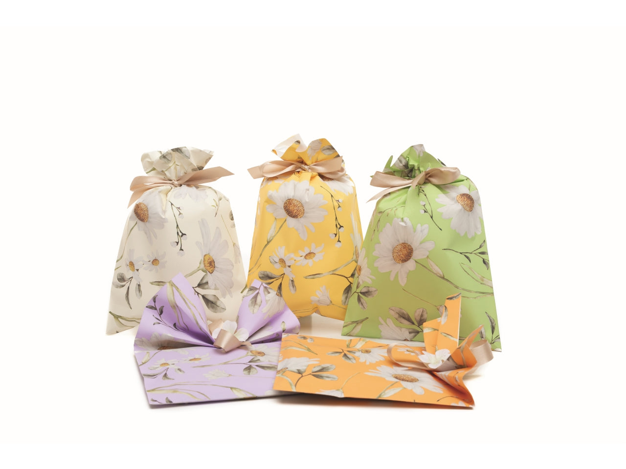 Buste margaritas 25x40cm, confezione da 100 pezzi assortite