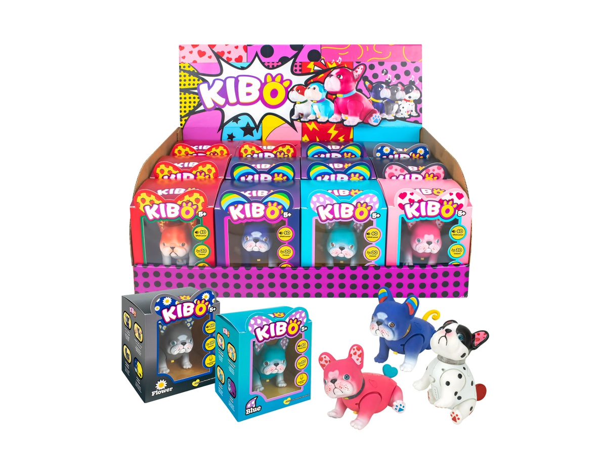 Kibo mini bulldog francese interattivo con oltre 40 suoni touchâactivati e 20 canzoni