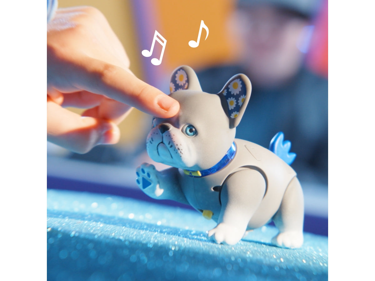 Kibo mini bulldog francese interattivo con oltre 40 suoni touchâactivati e 20 canzoni