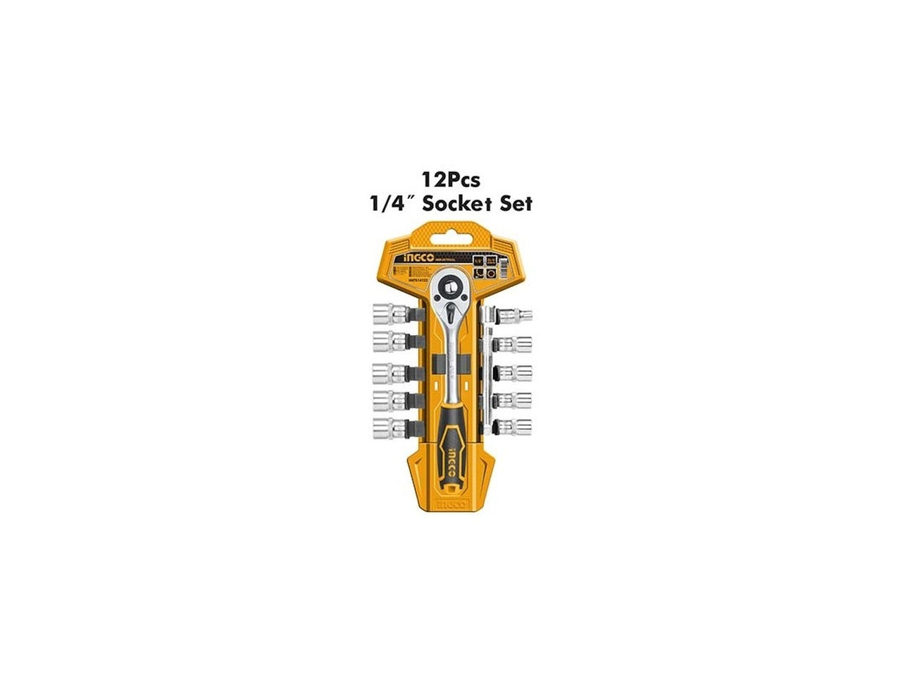 Set 12 pezzi cricchetto 1/4 pollice