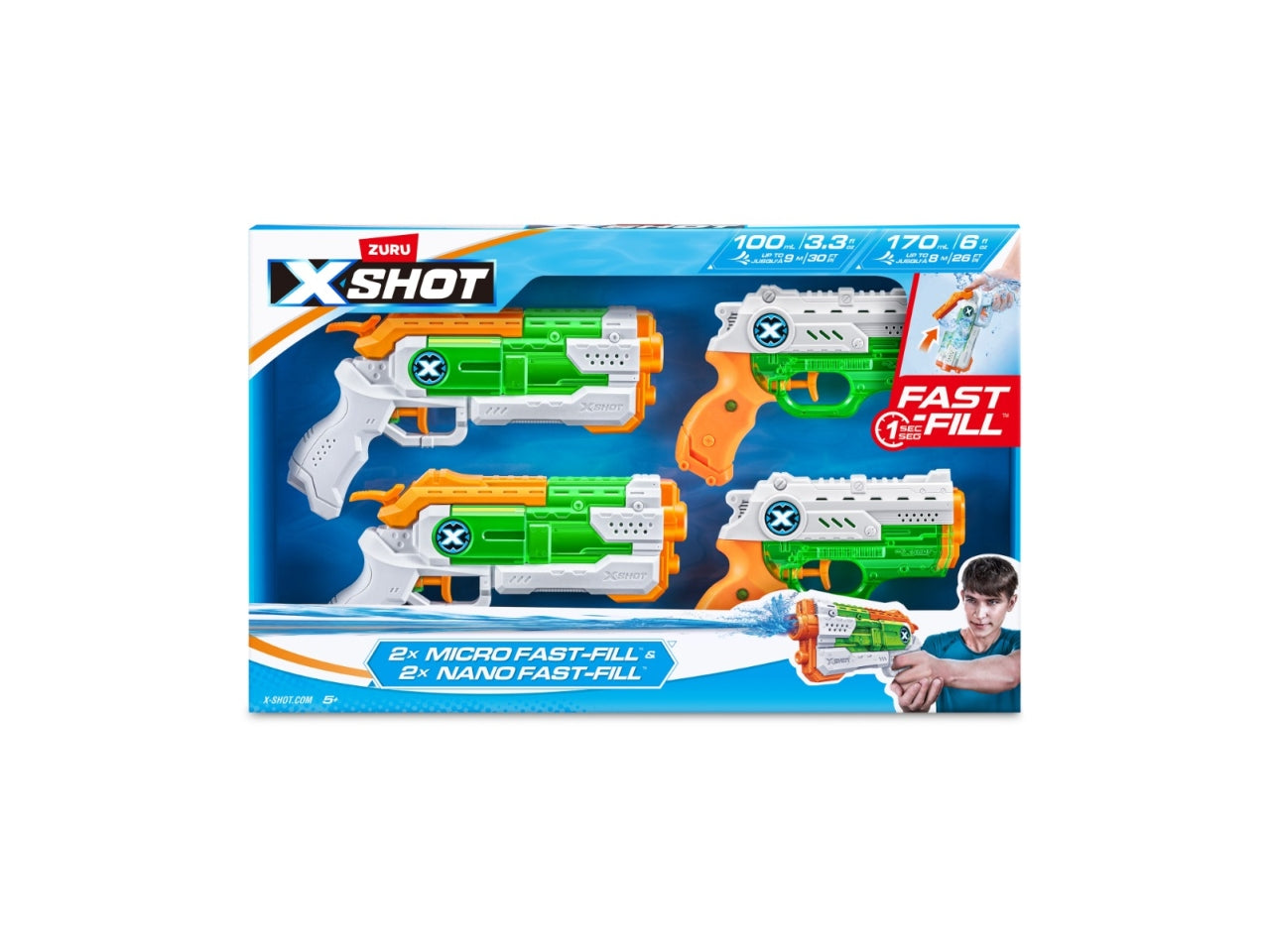 X-Shot Fast Fill 2 micro e 2 nano