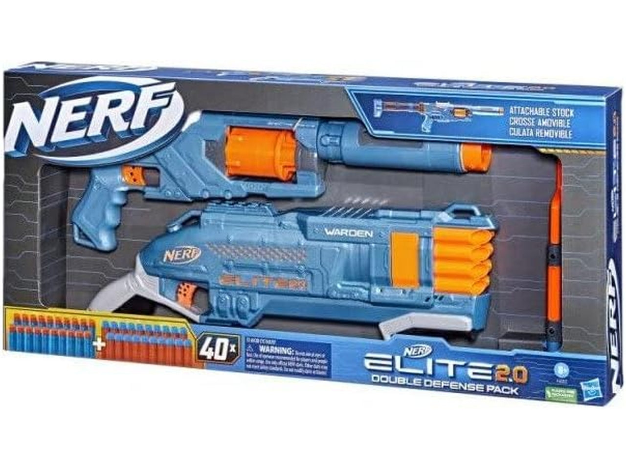 Nerf Elite 2.0 Double Defense 2 pack