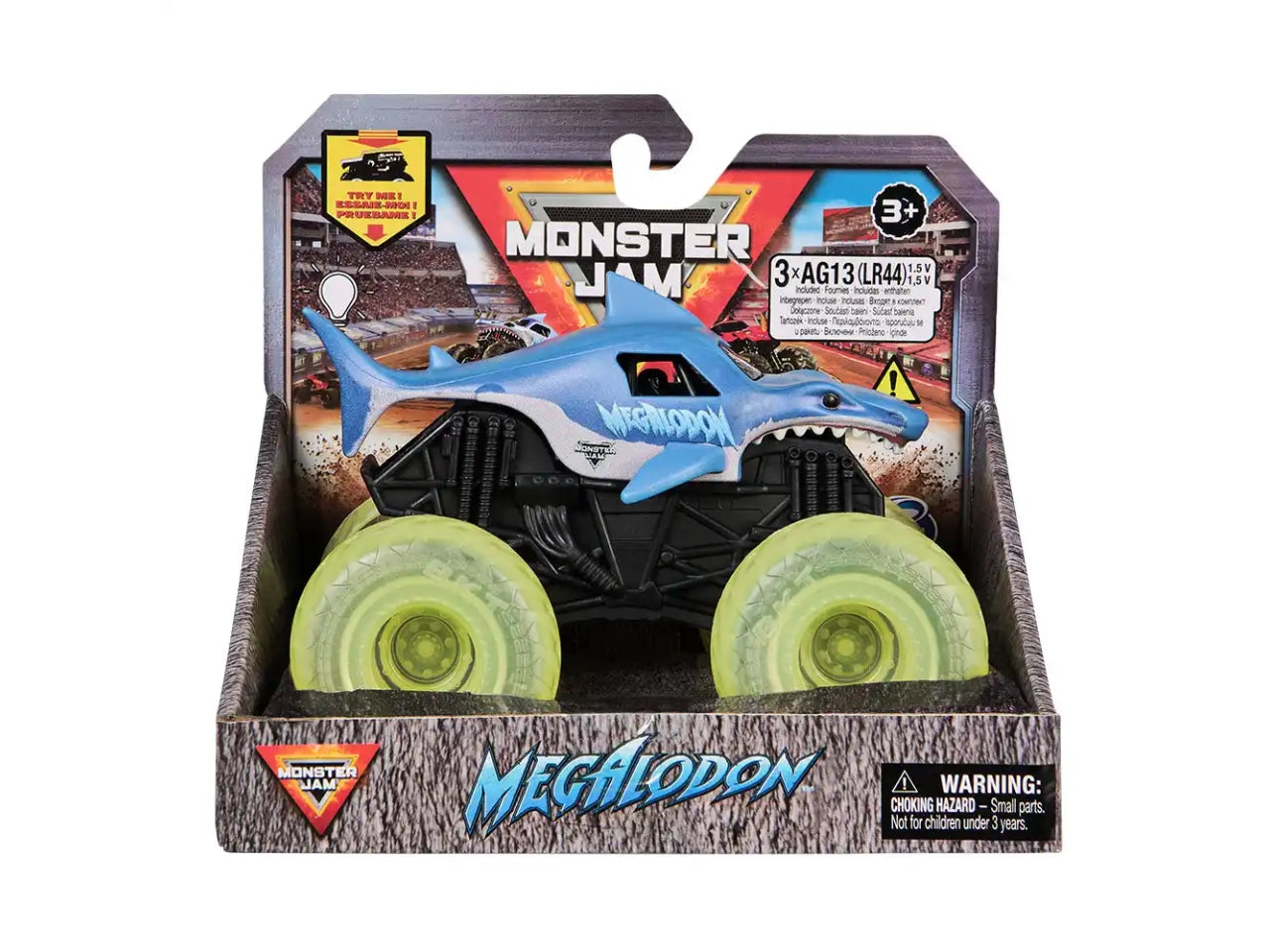 Monster Jam light up wheels truck ass.scala 1:43