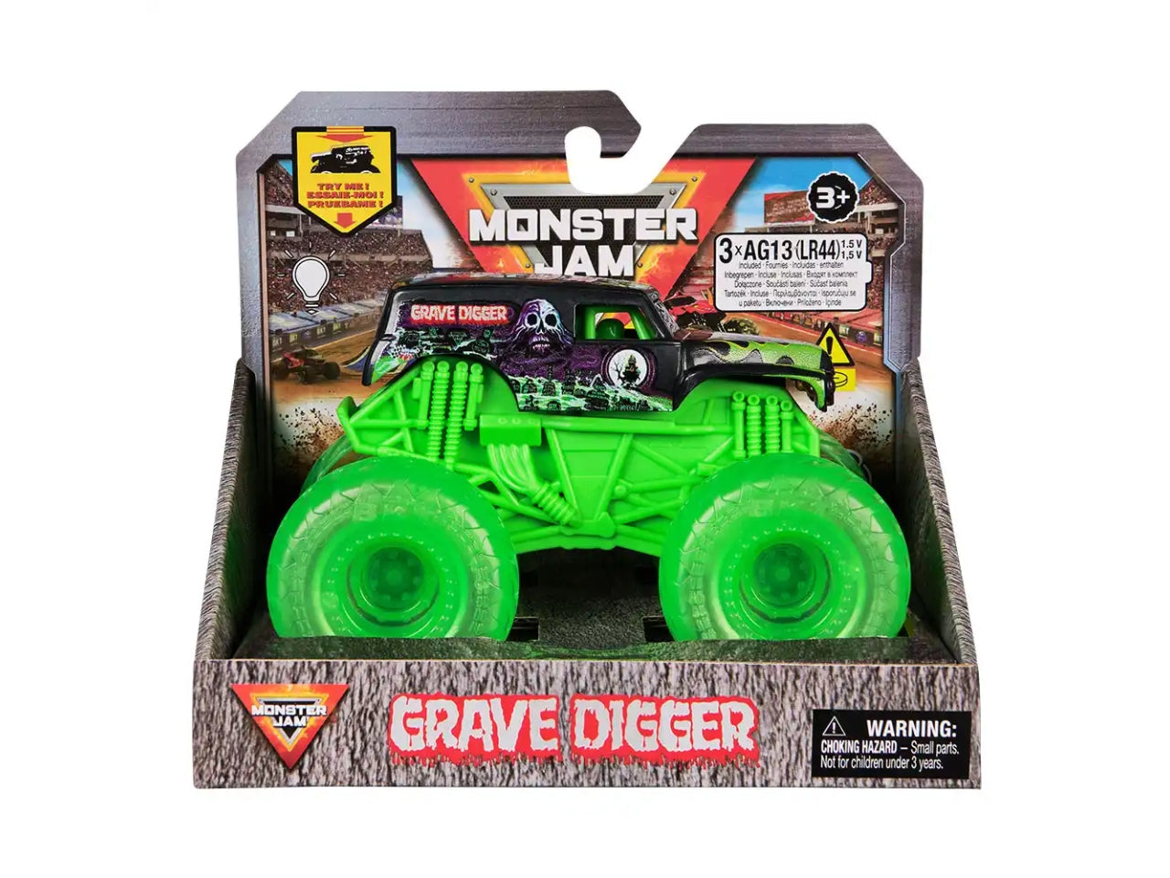 Monster Jam light up wheels truck ass.scala 1:43