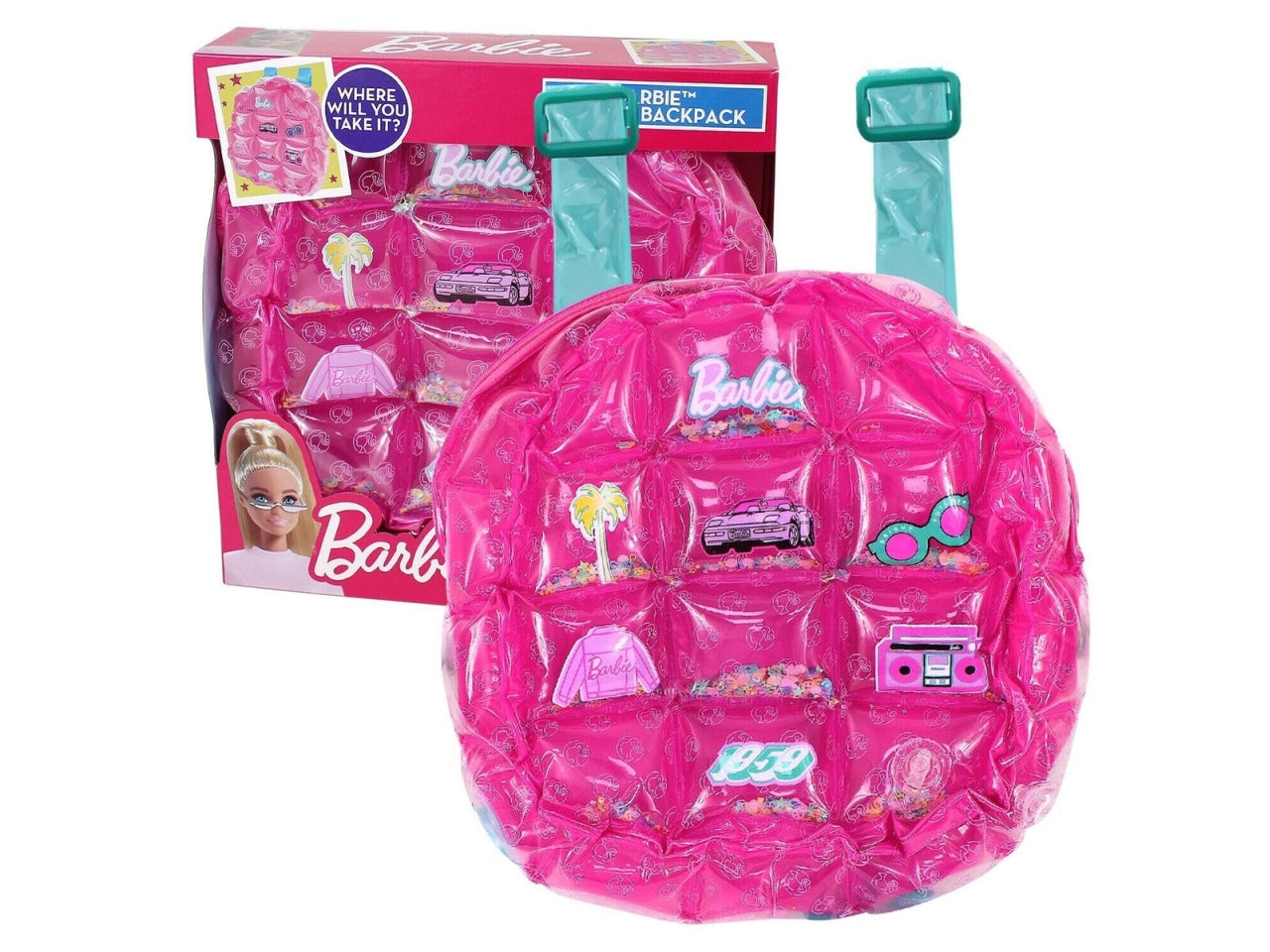 Barbie bubble backpack