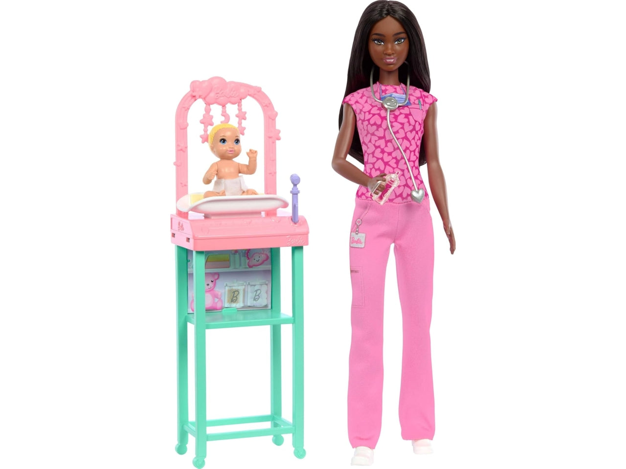 Barbie new nurturing playset assortiti