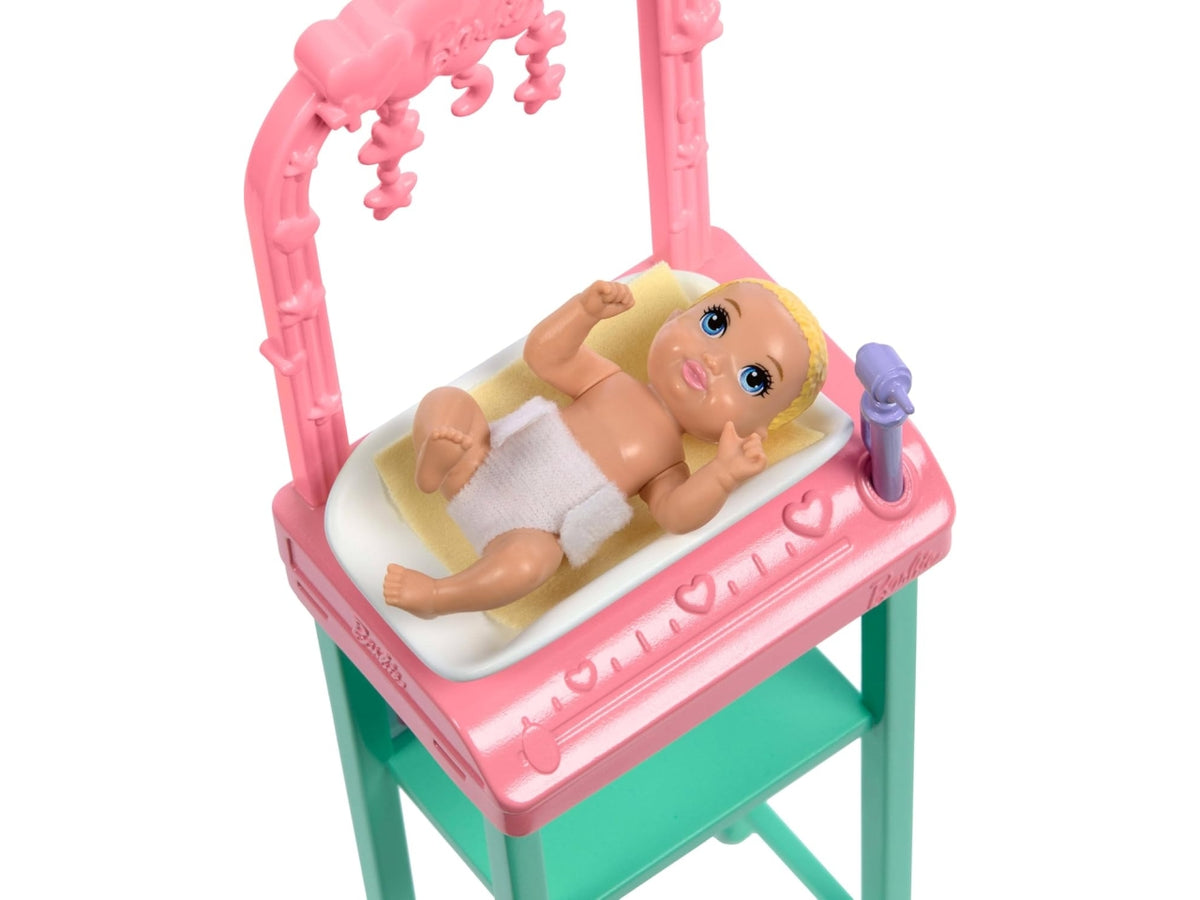 Barbie new nurturing playset assortiti