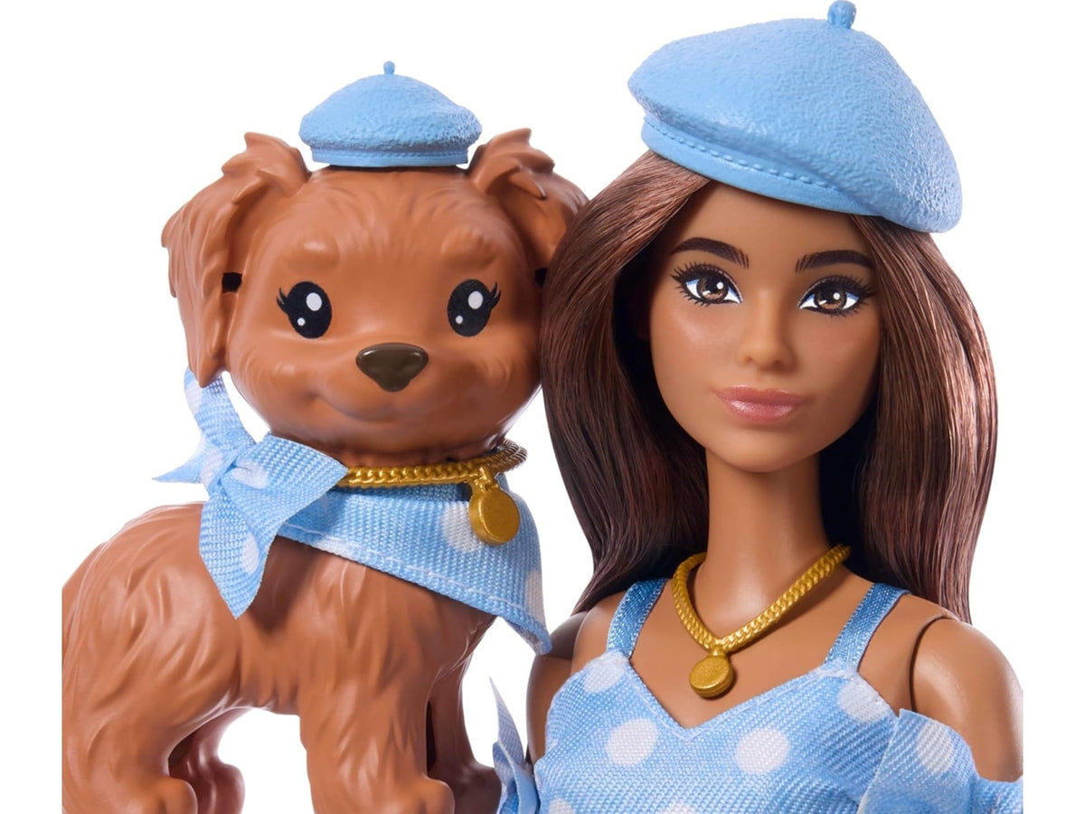 Barbie cuccioli mora azzurra