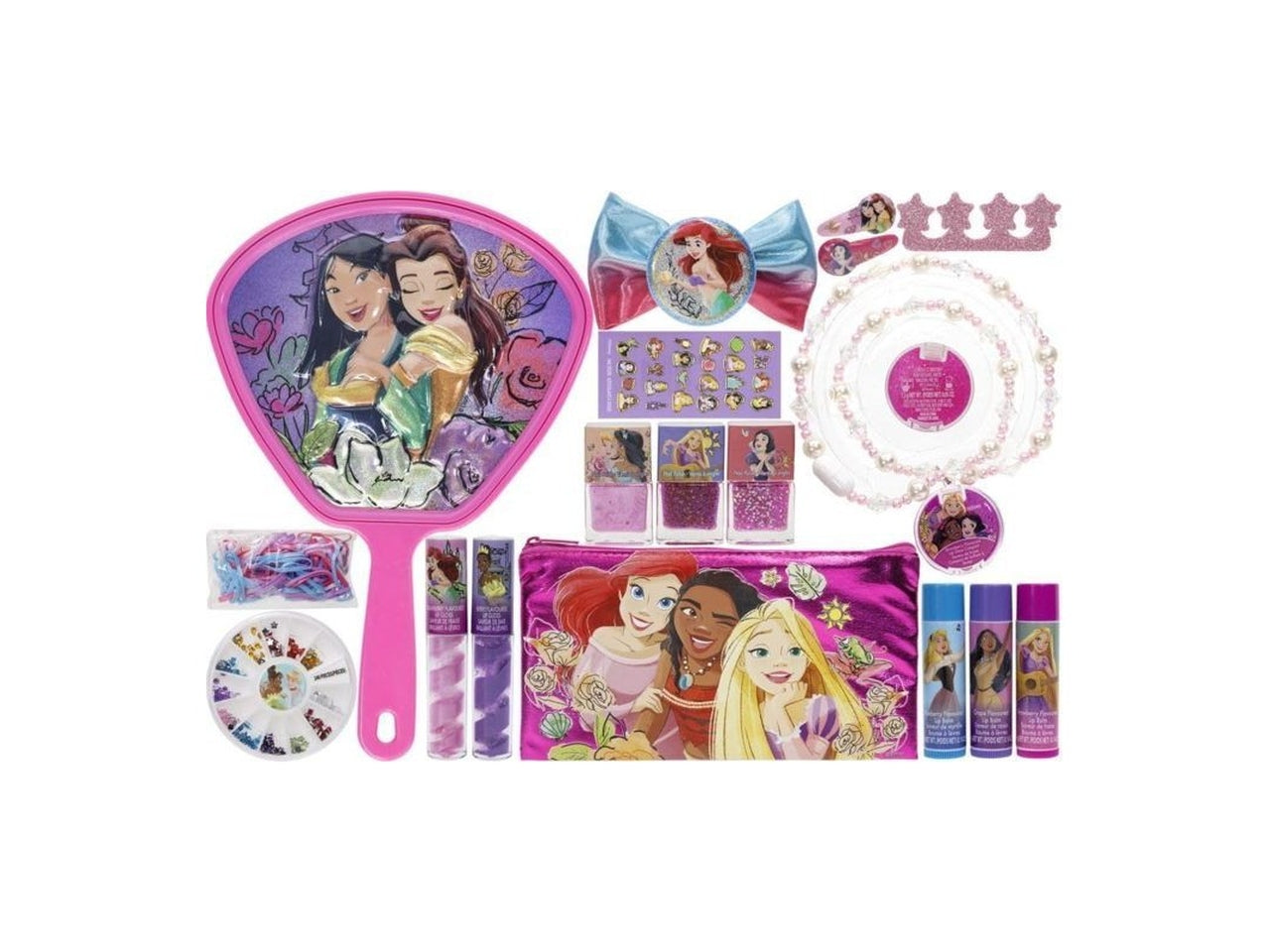 Princess light up mirror cosmetic set