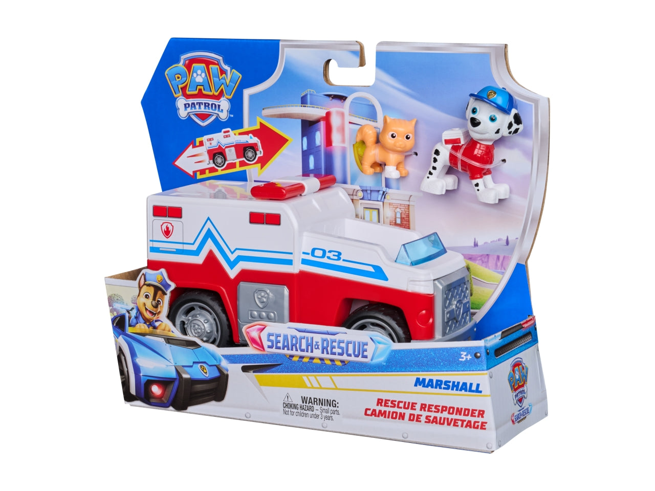 Paw Patrol veicolo tematizzato search rescue marshall