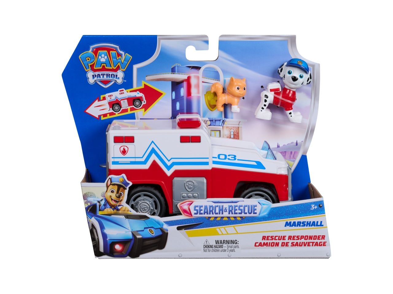 Paw Patrol veicolo tematizzato search rescue marshall