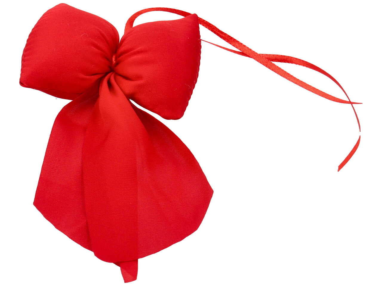 Fiocco chiffon rosso da appendere 90xh.150cm