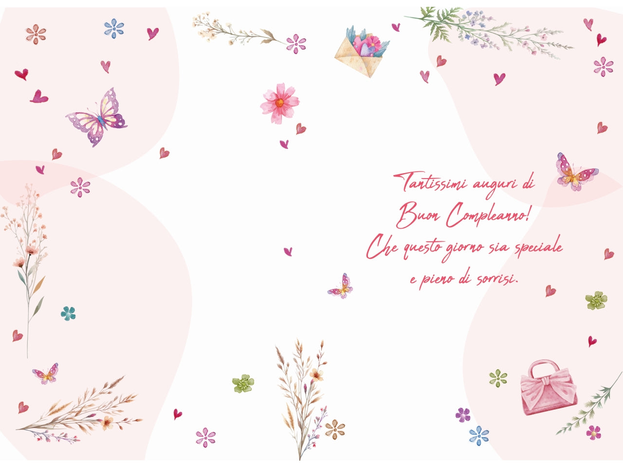 Biglietto buon compleanno doppia rotella femminile mese-giorno