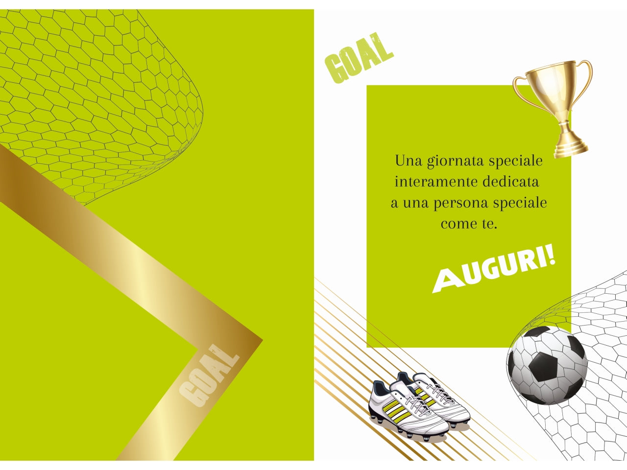 Biglietto tanti auguri black maschile calcio