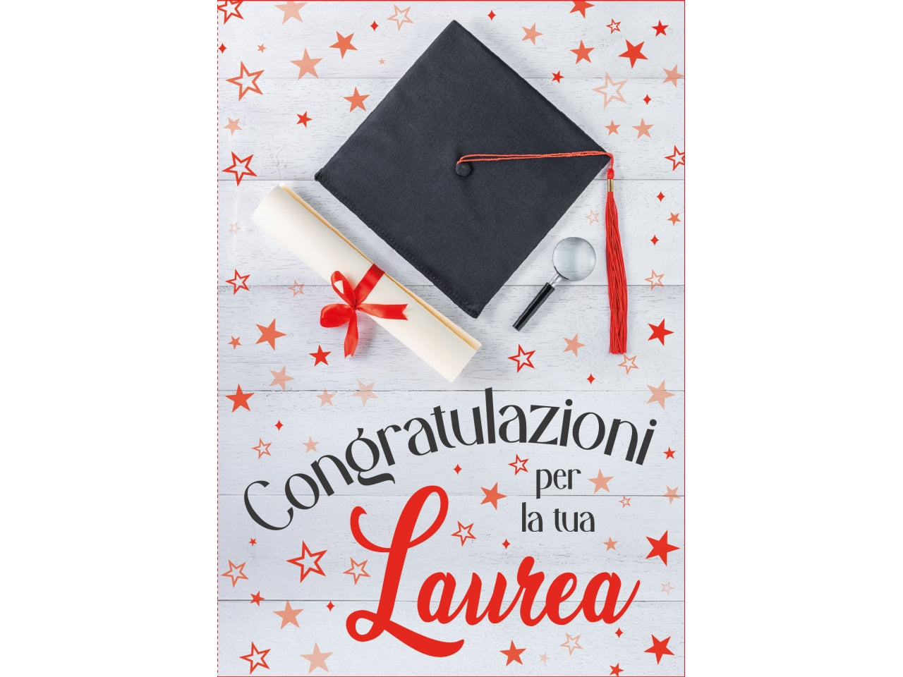 Biglietto tanti auguri laurea