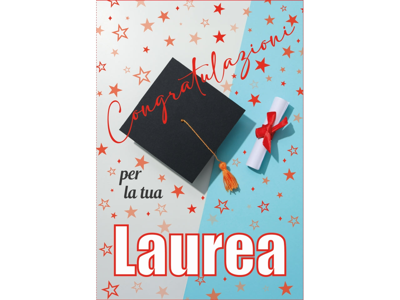 Biglietto tanti auguri laurea
