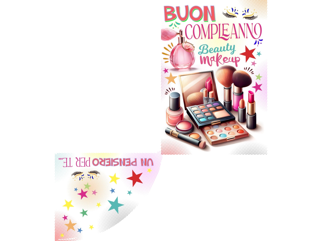 Biglietto portasoldi buon compleanno beauty